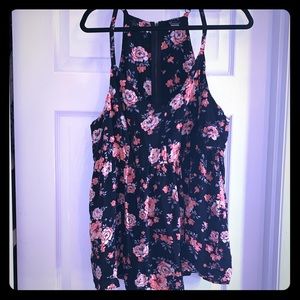 TANK ZIPPER BACK BLOUSE